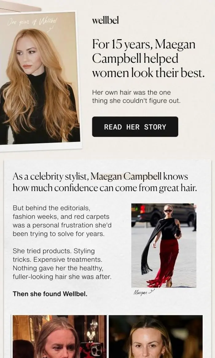 Wellbel: She knew fashion. Her hair was another story.