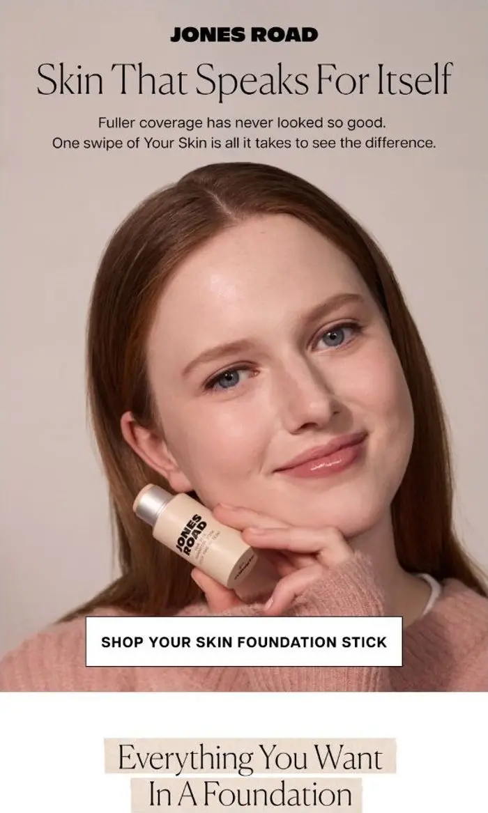 Jones Road Beauty: Everything Your Skin Needs in a Foundation