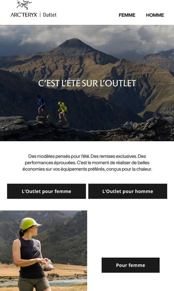 Arc'teryx Outlet: Arrivage de nouveaux produits sur l’Outlet