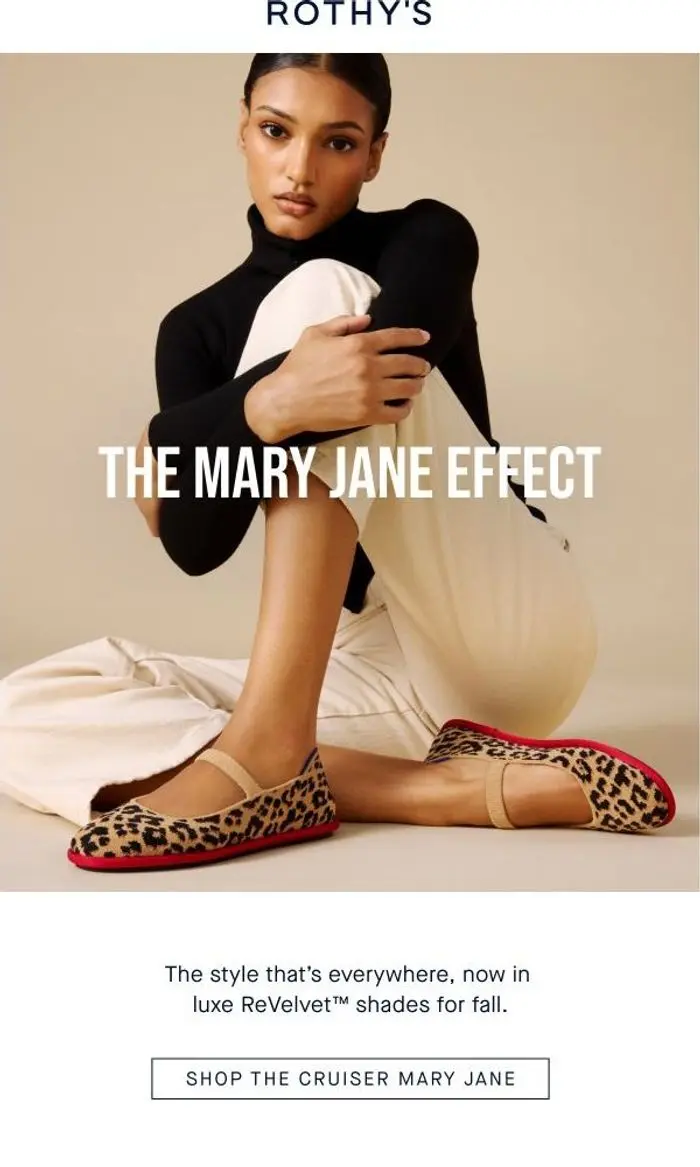 Rothy's: Seen everywhere: Cruiser Mary Janes.
