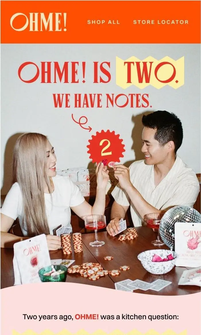 OHME!: A Two-Year Founder Letter