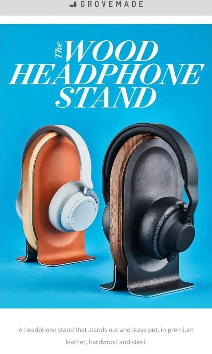 Grovemade: The Headphone Stand