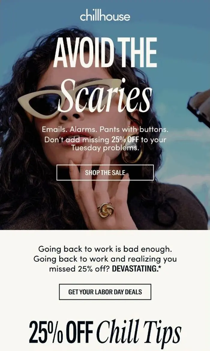 Chillhouse: MONDAY SCARIES > SUNDAY SCARIES.