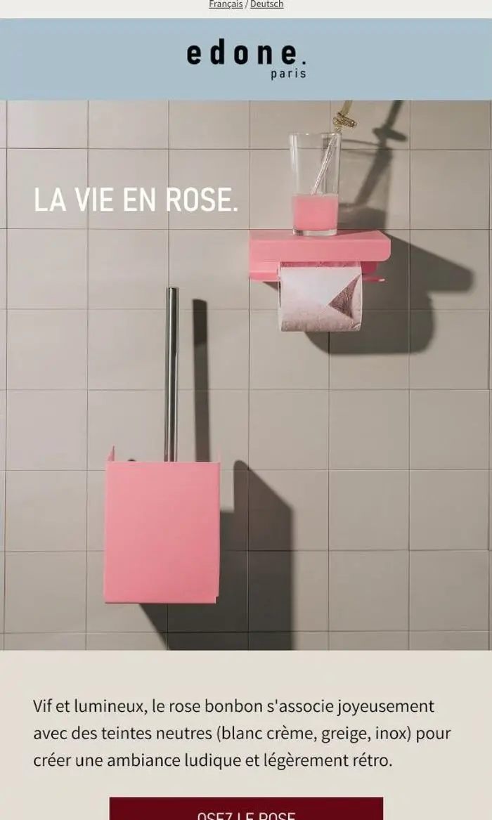 edone.paris: Cet été, répondez à l'appel du Rose