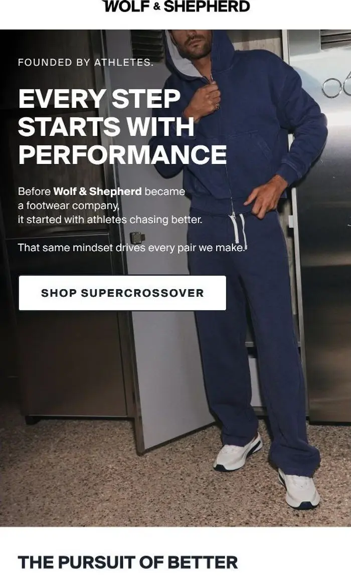 Wolf & Shepherd: Never underdressed. Never overdressed.