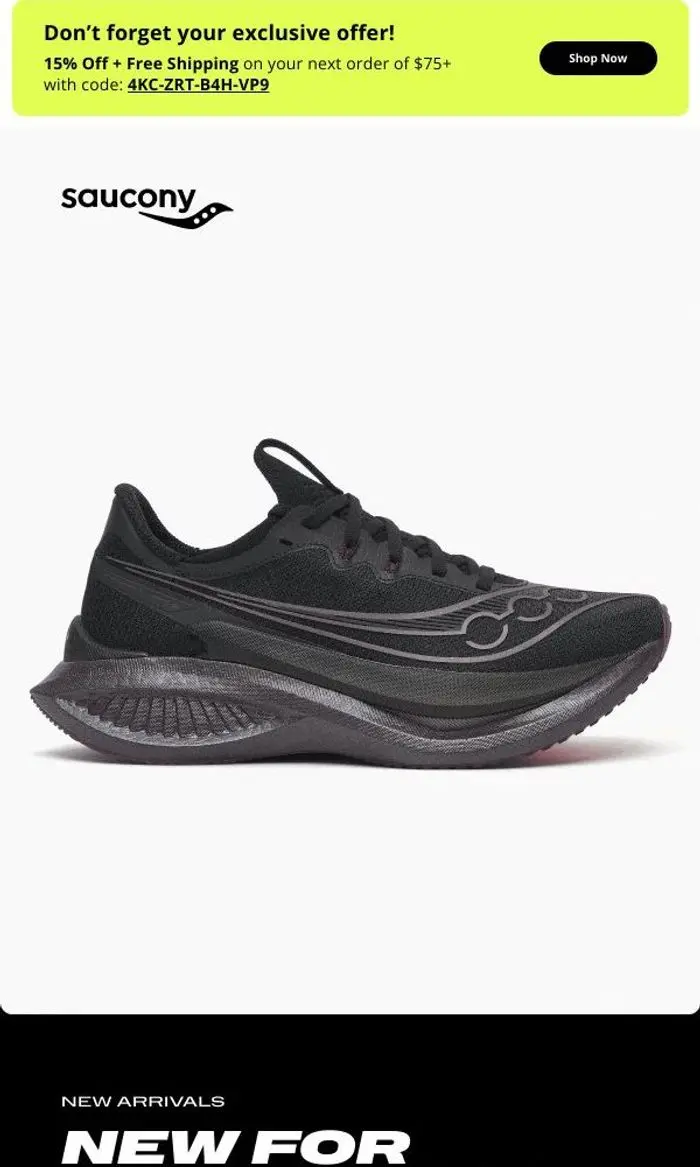 Saucony: Have You Seen What's New?
