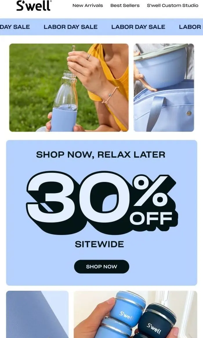 S'well: 30% Off Sitewide Is Happening Now