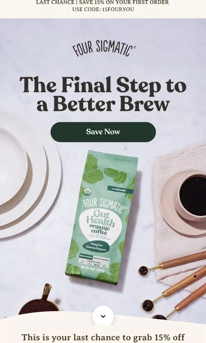 Four Sigmatic: Final hours for 15% off your mushroom brew ⏰