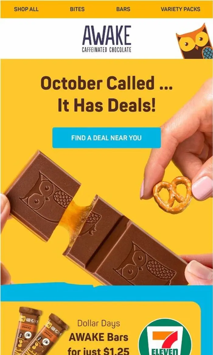 AWAKE Chocolate: October Deals Are Looking 👀🔥