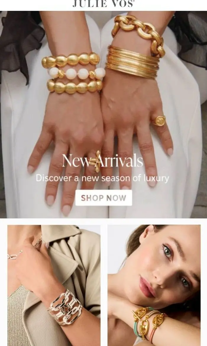 Julie Vos: New Season, New Arrivals