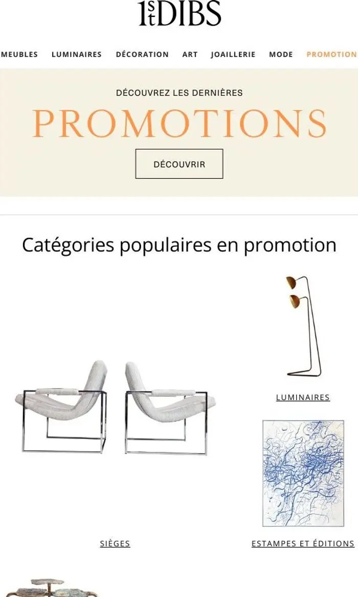 1stDibs: Actuellement en promotion : Furniture et Prints & Multiples