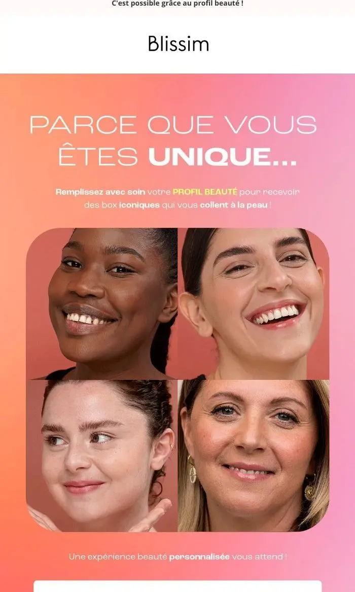 Blissim: Une sélection 100% personnalisée ?