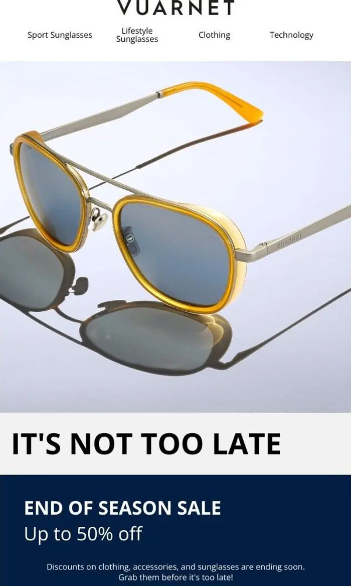 Vuarnet: It's not too late