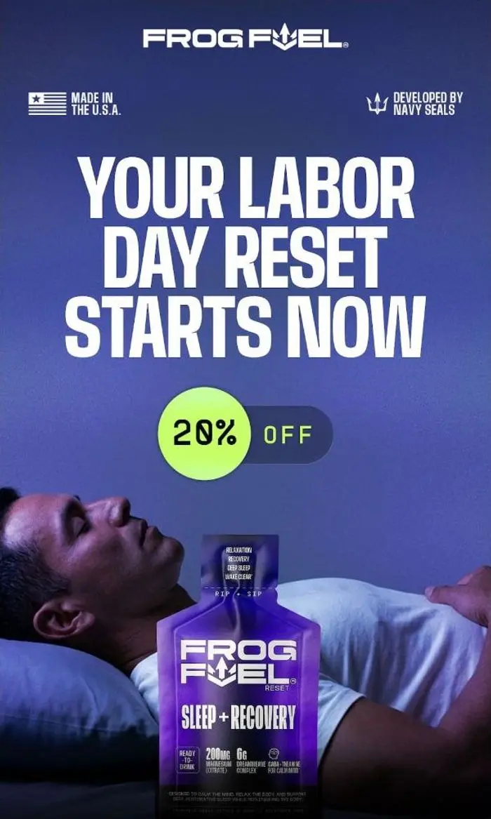 Frog Fuel Liquid Protein: 💤 Invest in your rest with 20% off Reset: Sleep + Recovery