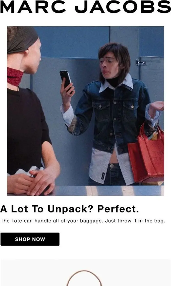 MARC JACOBS: Got Baggage? The Tote Has Space.
