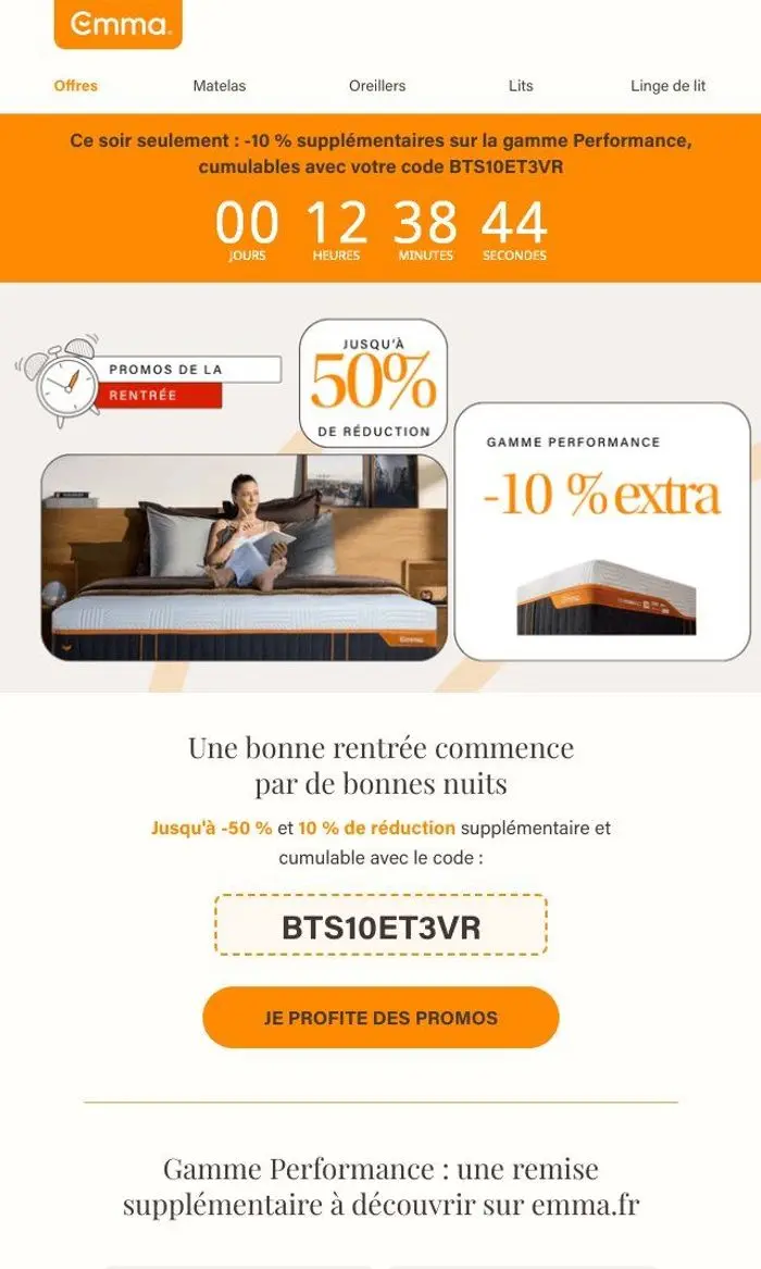 Emma: Cumulez vos remises avant minuit !