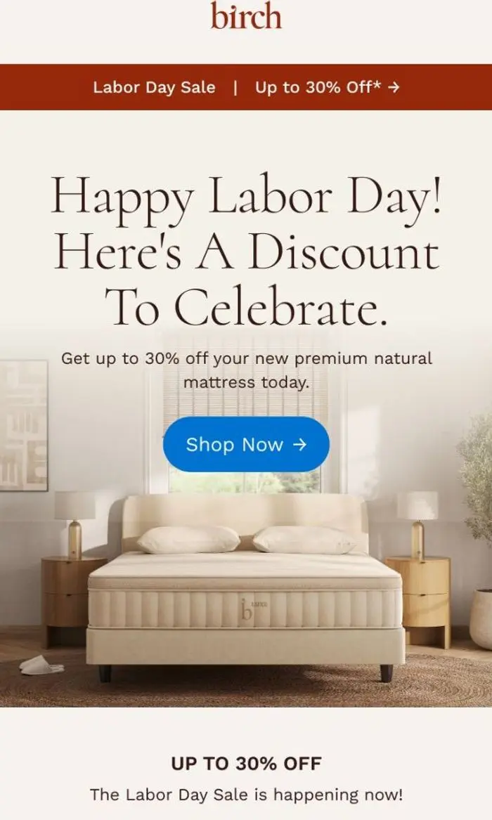 Birch: Happy Labor Day!