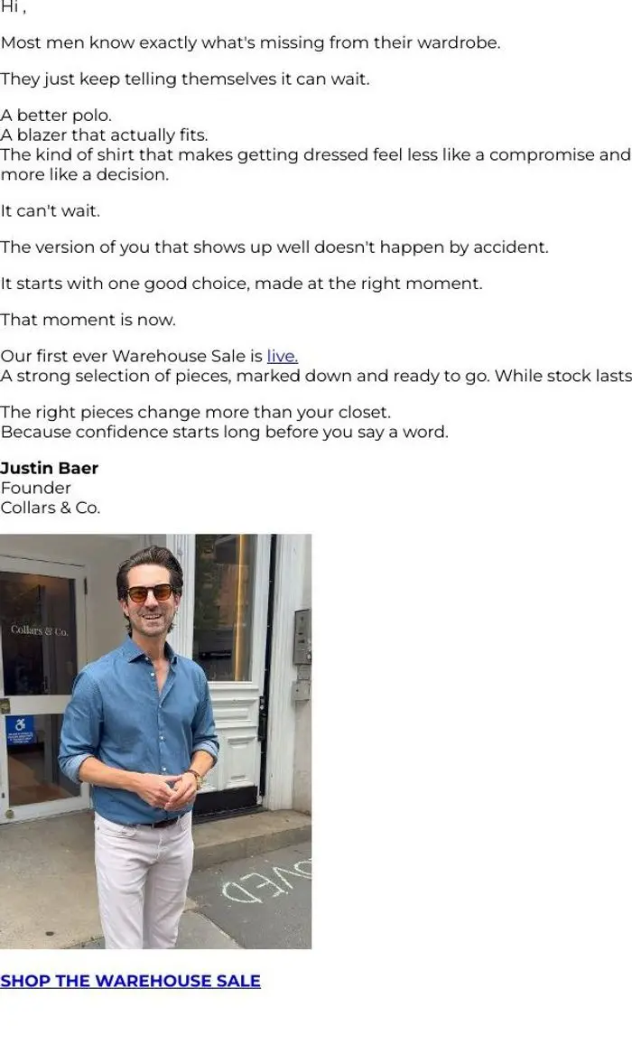 Collars & Co.: The upgrade you keep putting off.