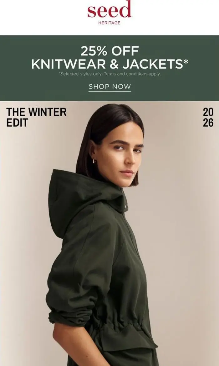 Seed Heritage: New Season Forest Green: How To Style Winter