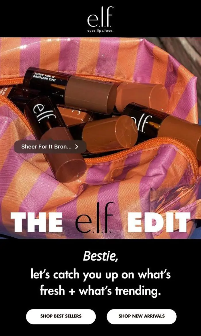 e.l.f. Cosmetics: We’re *sheer* for this bronzy glow 🫰