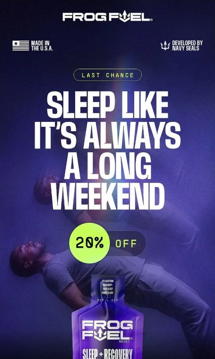 Frog Fuel Liquid Protein: ⌛ Last chance: 20% off Reset ends tonight