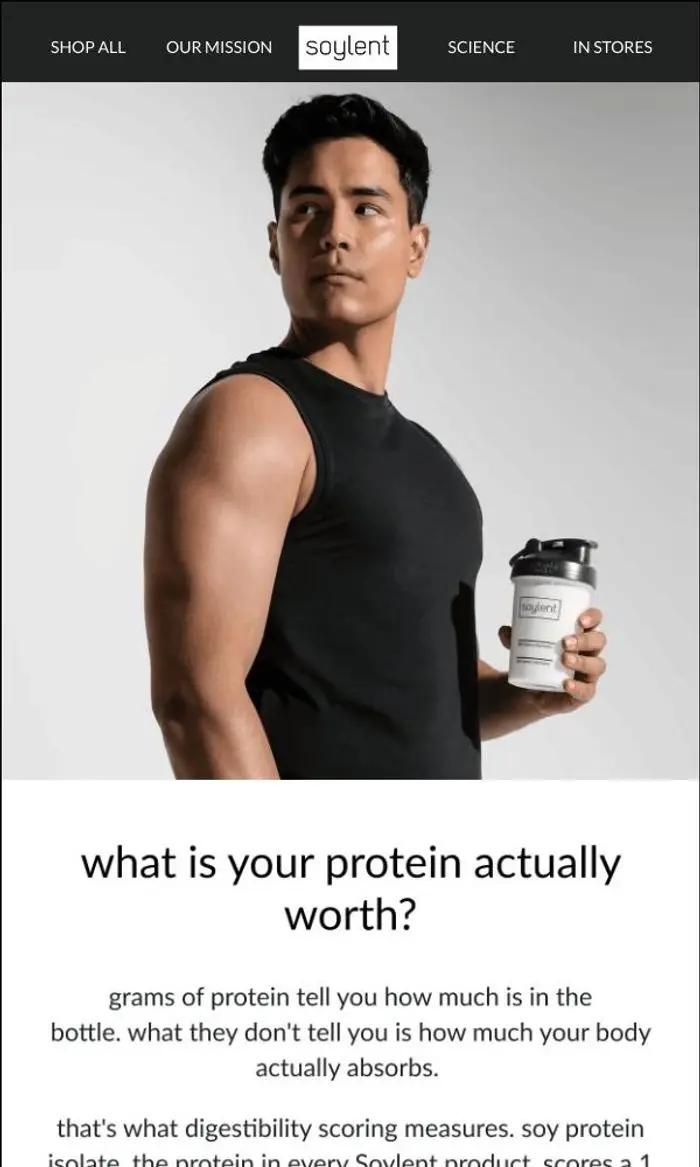 Soylent: the score that separates complete proteins from everything else