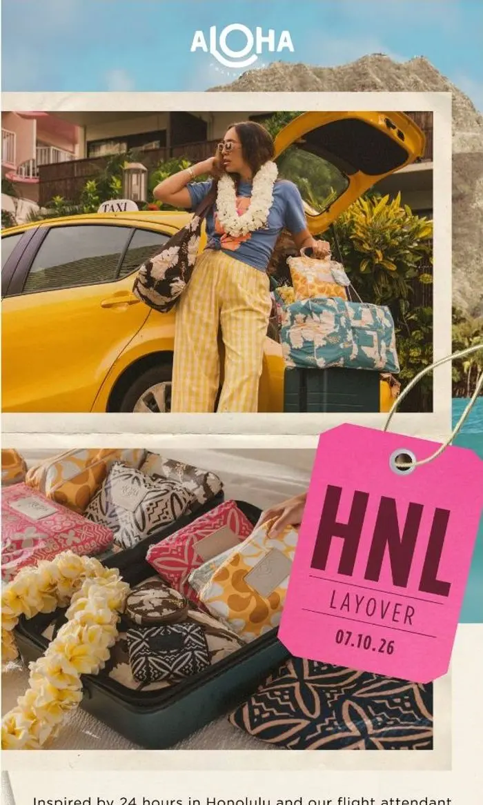 ALOHA Collection: Just Landed: HNL Layover Collection! ✈️