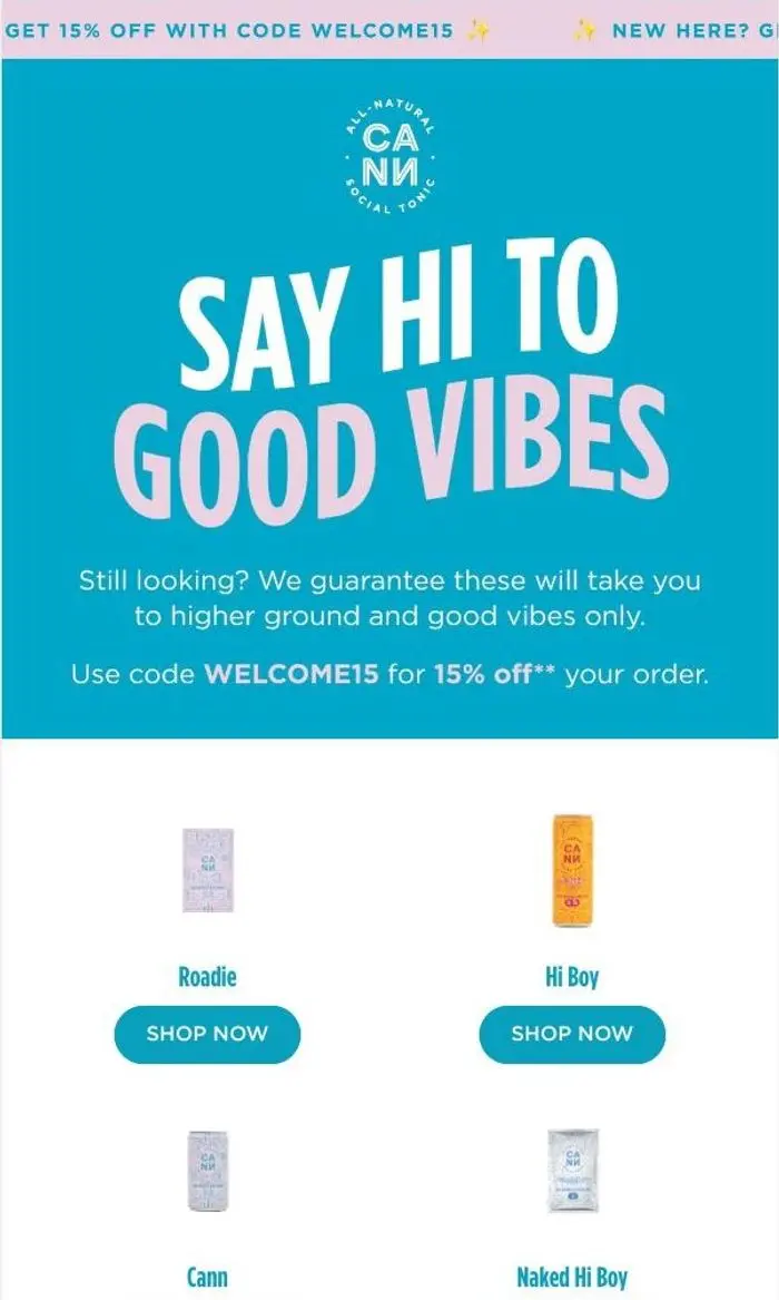 Cann: Say hi to good vibes 🤙