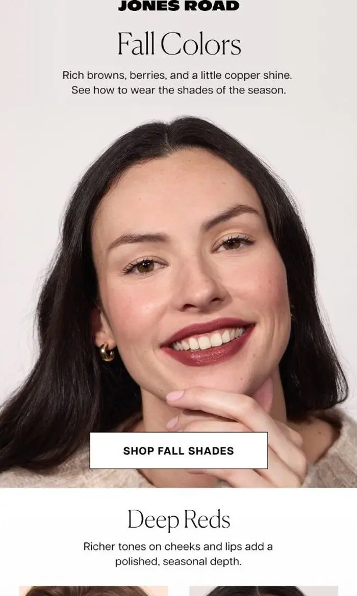 Jones Road Beauty: Fall Colors