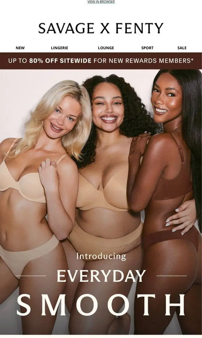 Savage X Fenty: Introducing Everyday Smooth