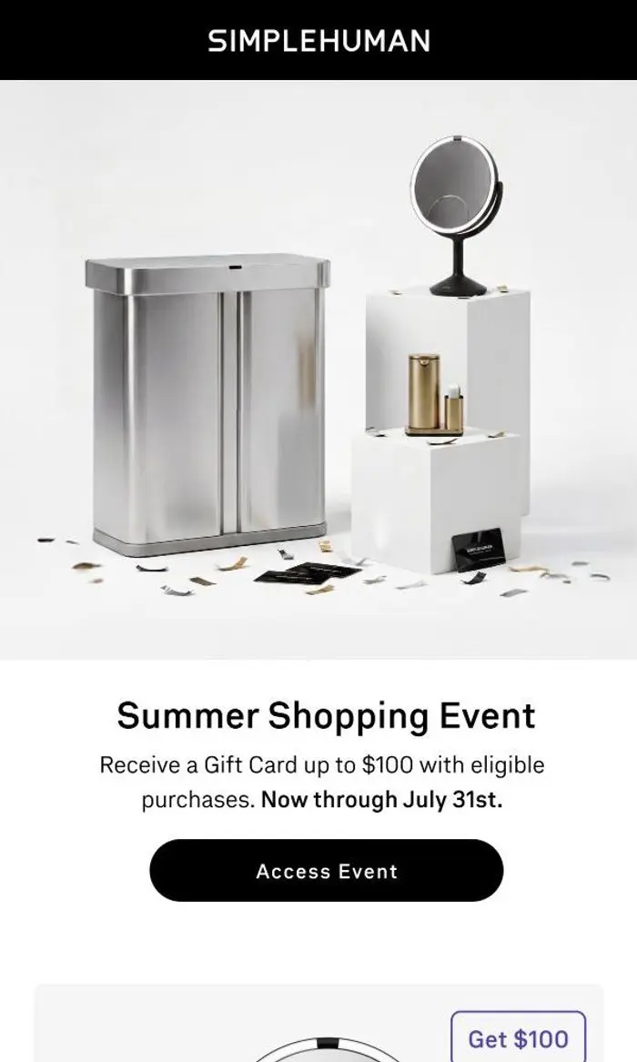 Simplehuman: Summer Shopping Event is Here