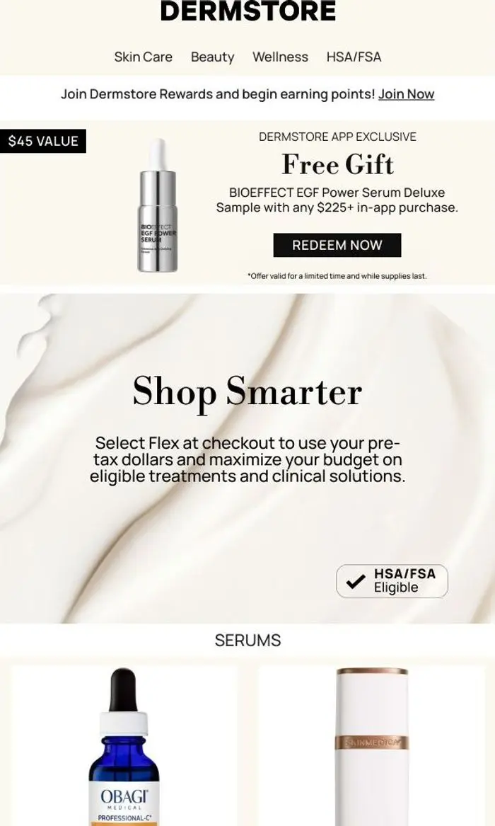 Dermstore: Dermatologist-Loved & HSA/FSA Eligible