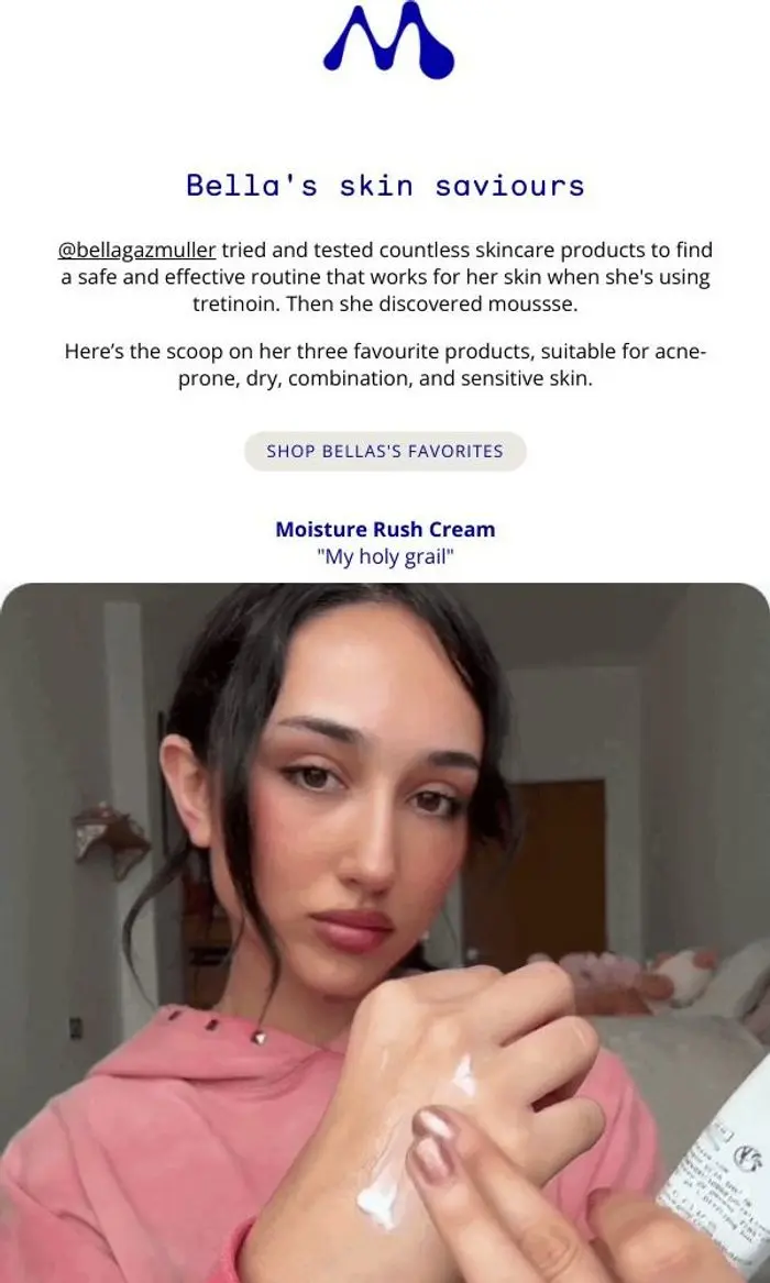 Moussse: Acne-prone skin? Using tretinoin?