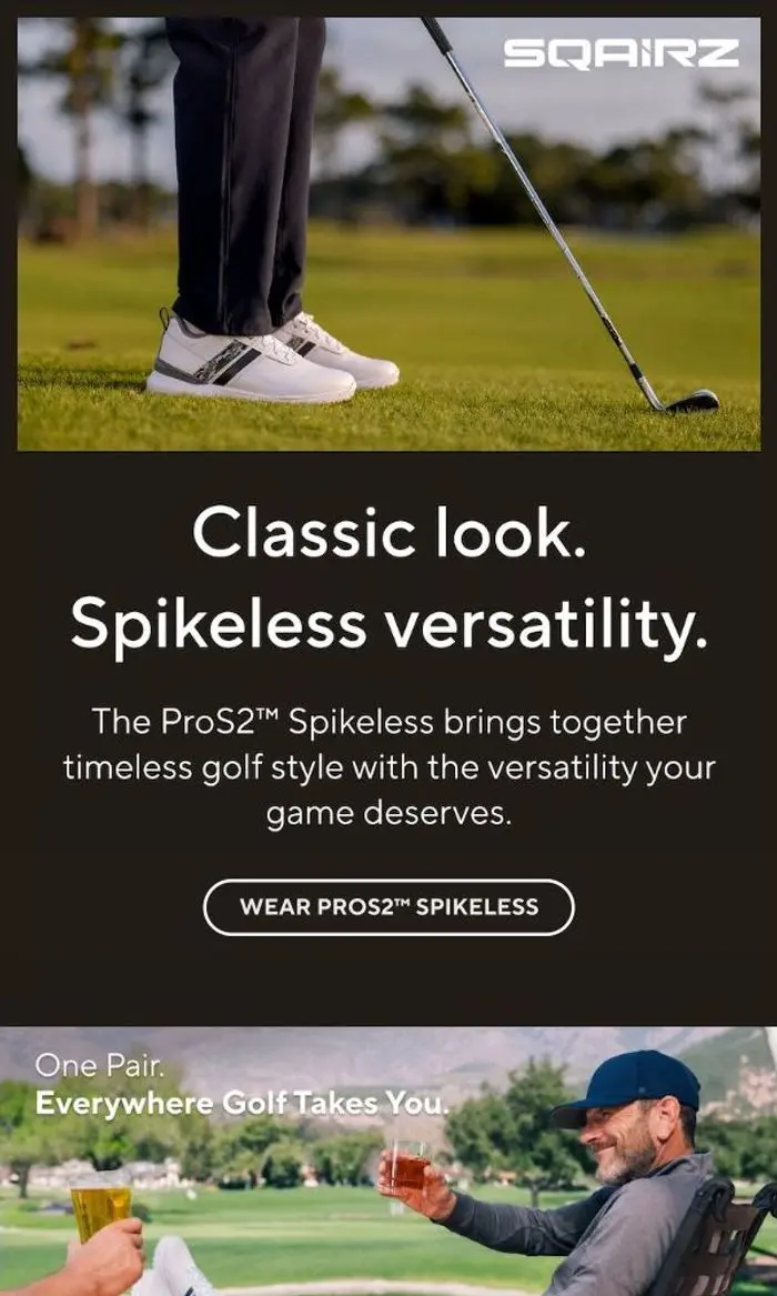 SQAIRZ: Golf's New Everyday Shoe