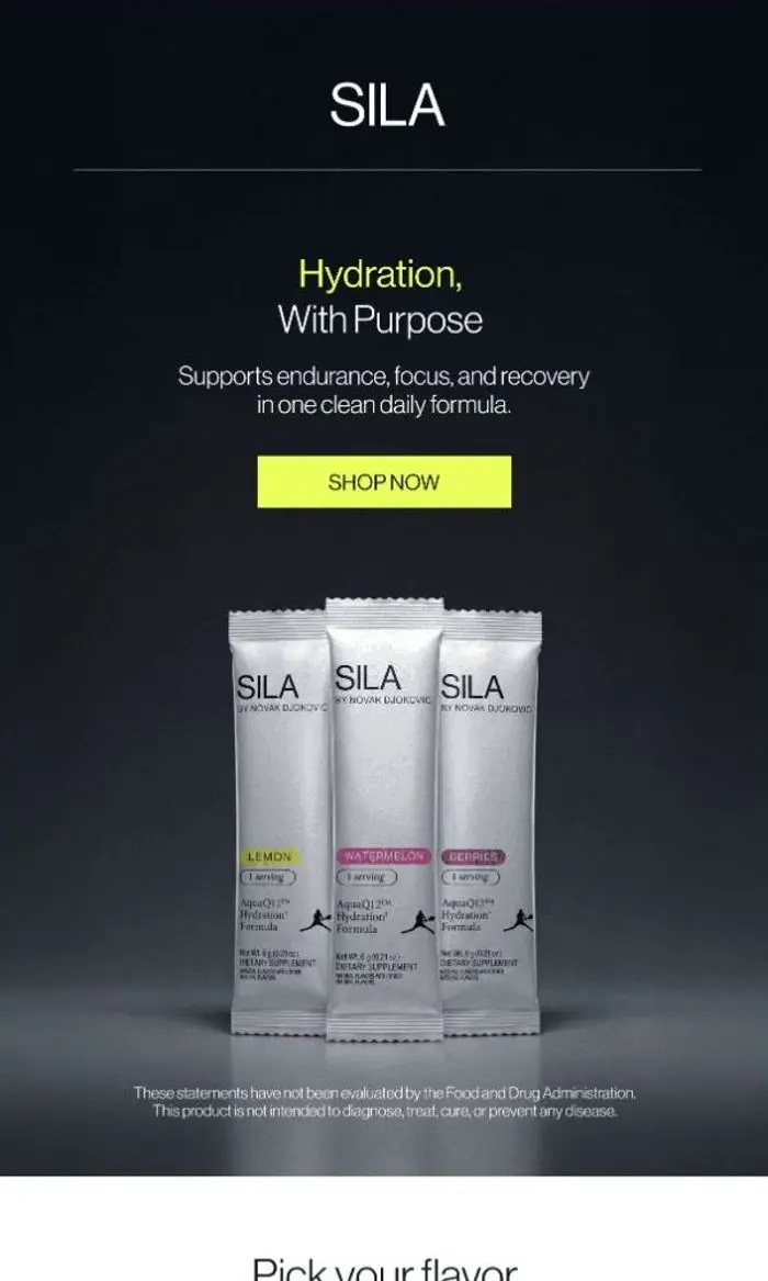 SILA: Hydration, With Purpose.