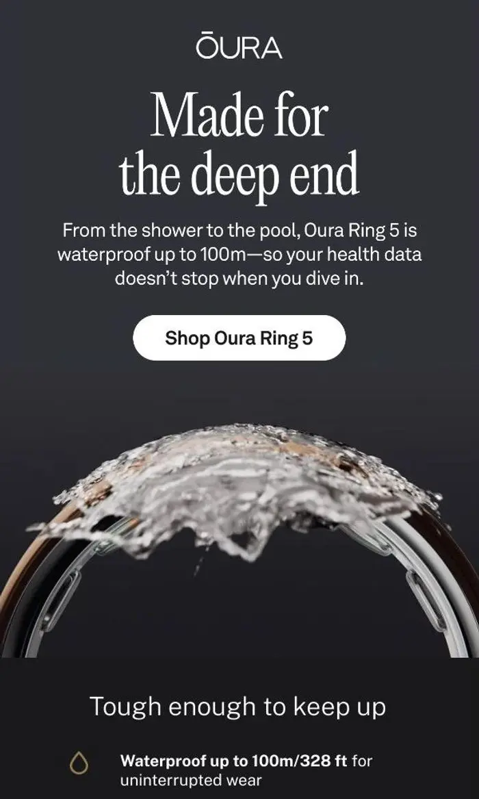 Oura: Can you wear Oura Ring in water?