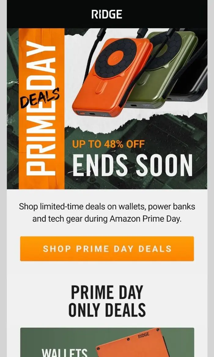 Ridge: Prime Day: Our Best Deals Ever