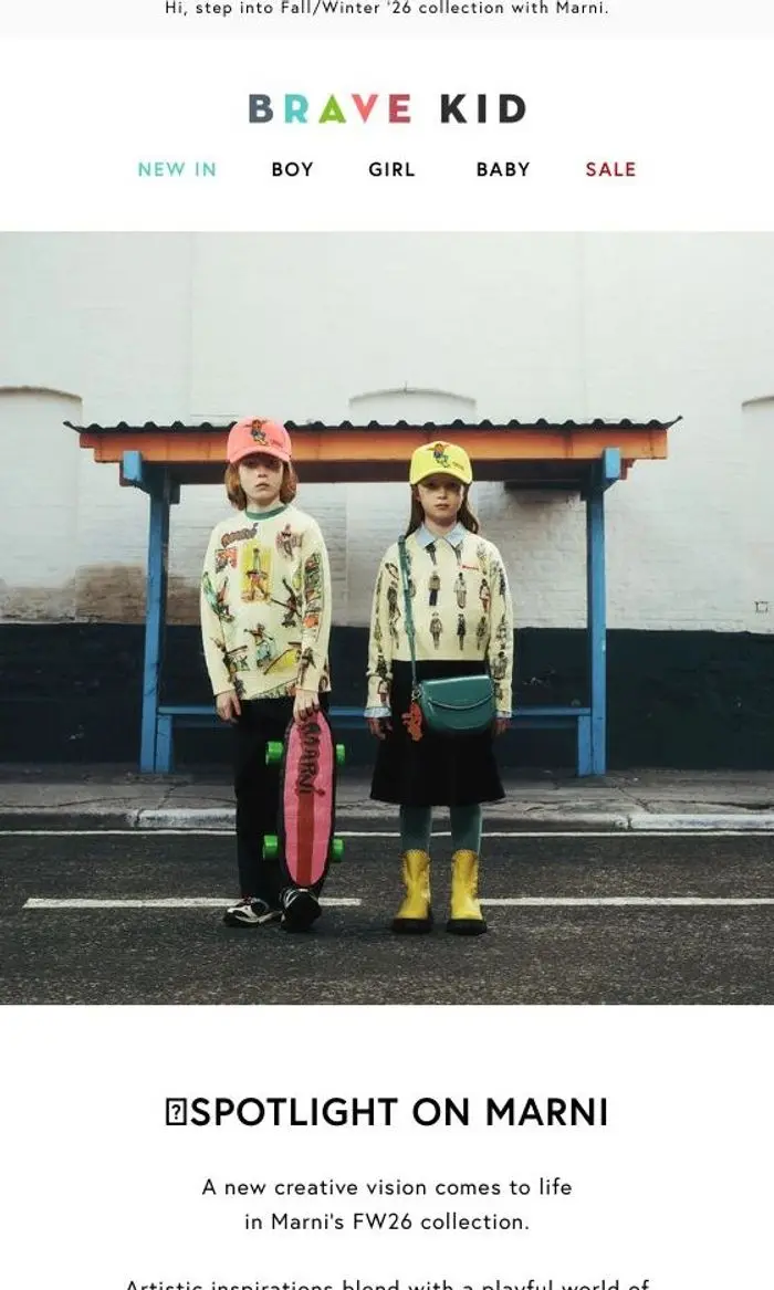 Brave Kid: 🍁 New Arrivals by Marni