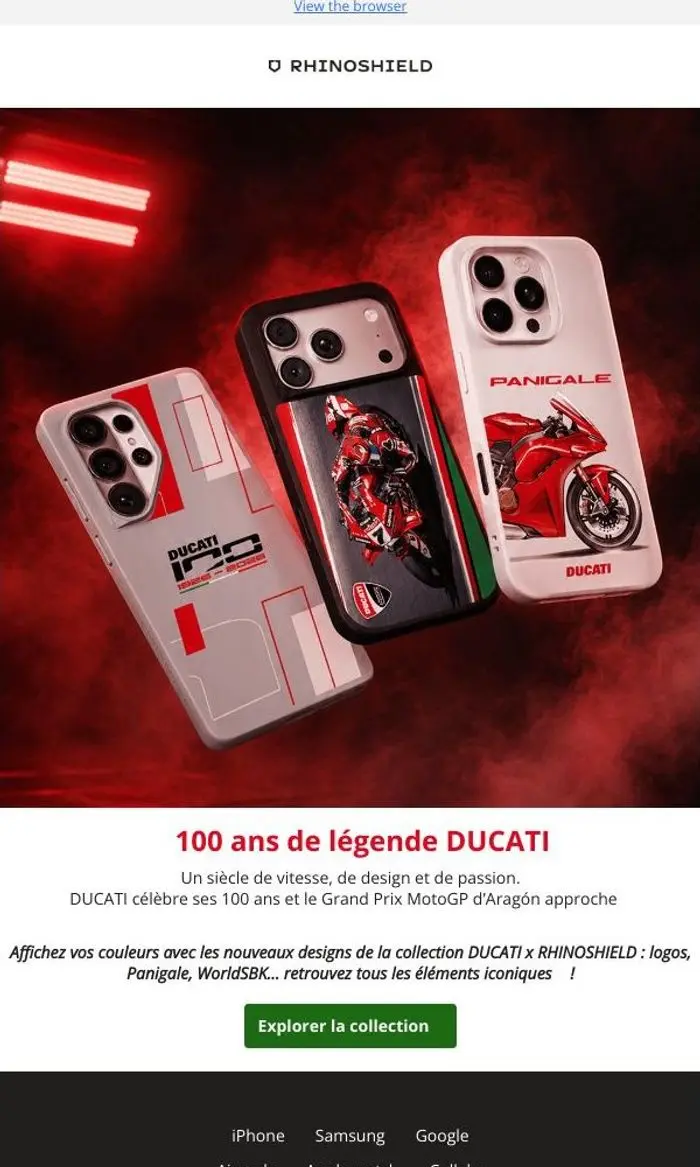 RHINOSHIELD FR: 🏍️ 100 ans de DUCATI, la passion continue !