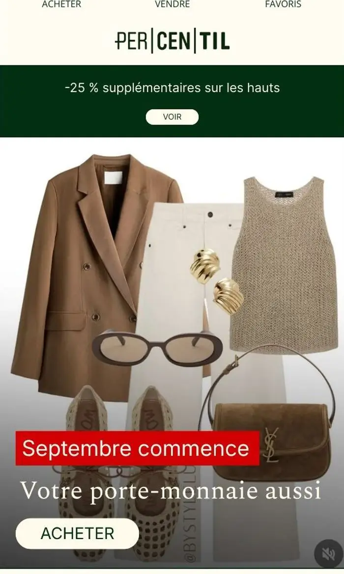 PERCENTIL: Commencez à économiser en septembre 😍🔥