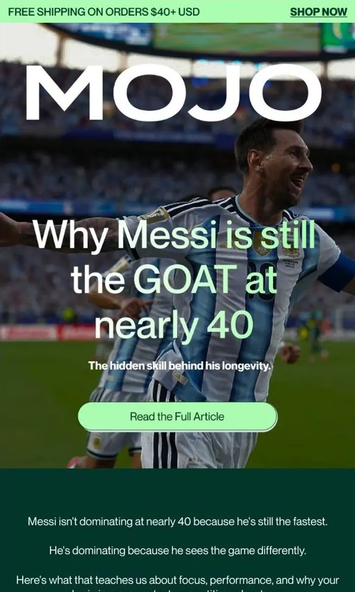Mojo: Why Messi is still the GOAT at nearly 40