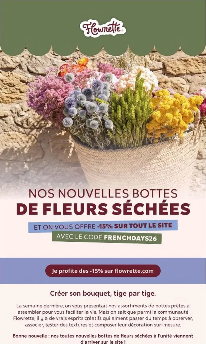 Flowrette: ✂️ Et si le fleuriste, c’était vous ?