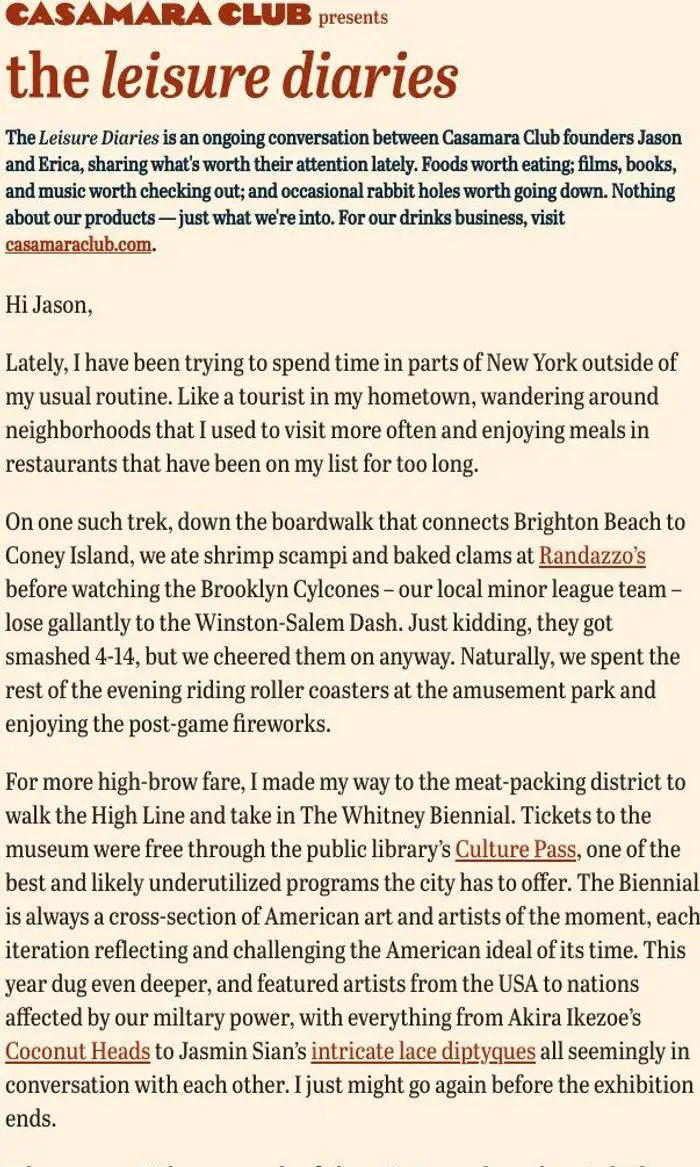 Jason & Erica: vol. 271 "a tourist in my hometown"
