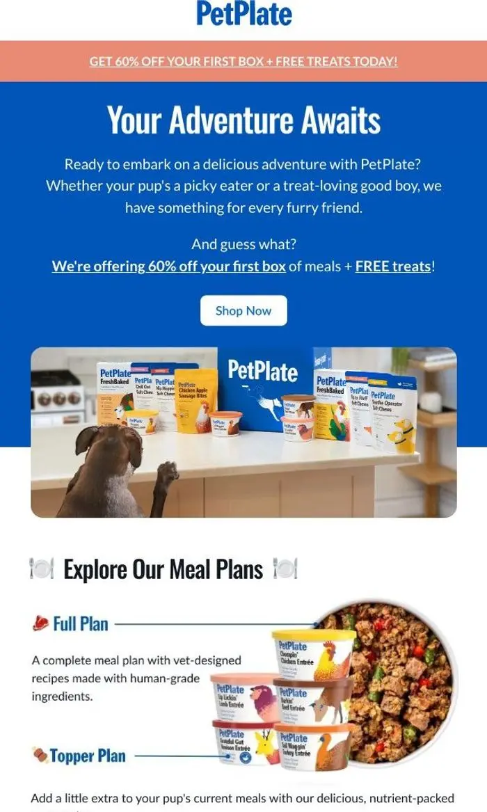 PetPlate: Choose Your Own Adventure: 60% Off