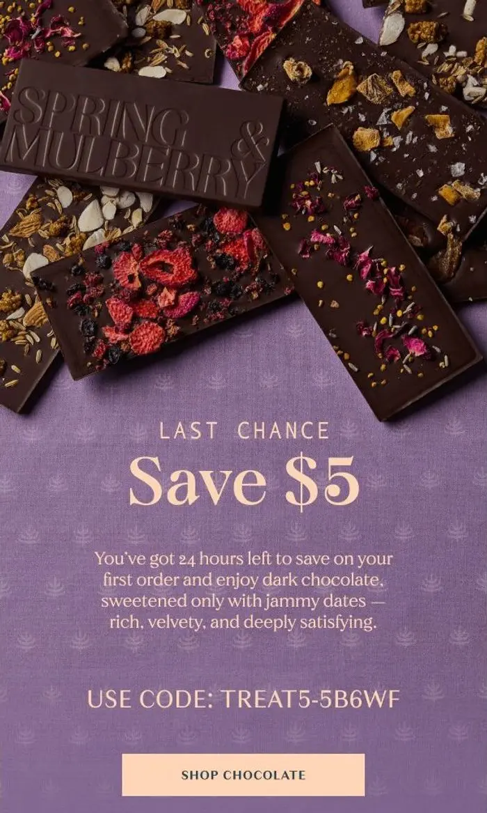 Spring & Mulberry: Almost gone…