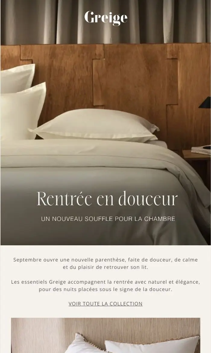 Greige: Une rentrée en douceur