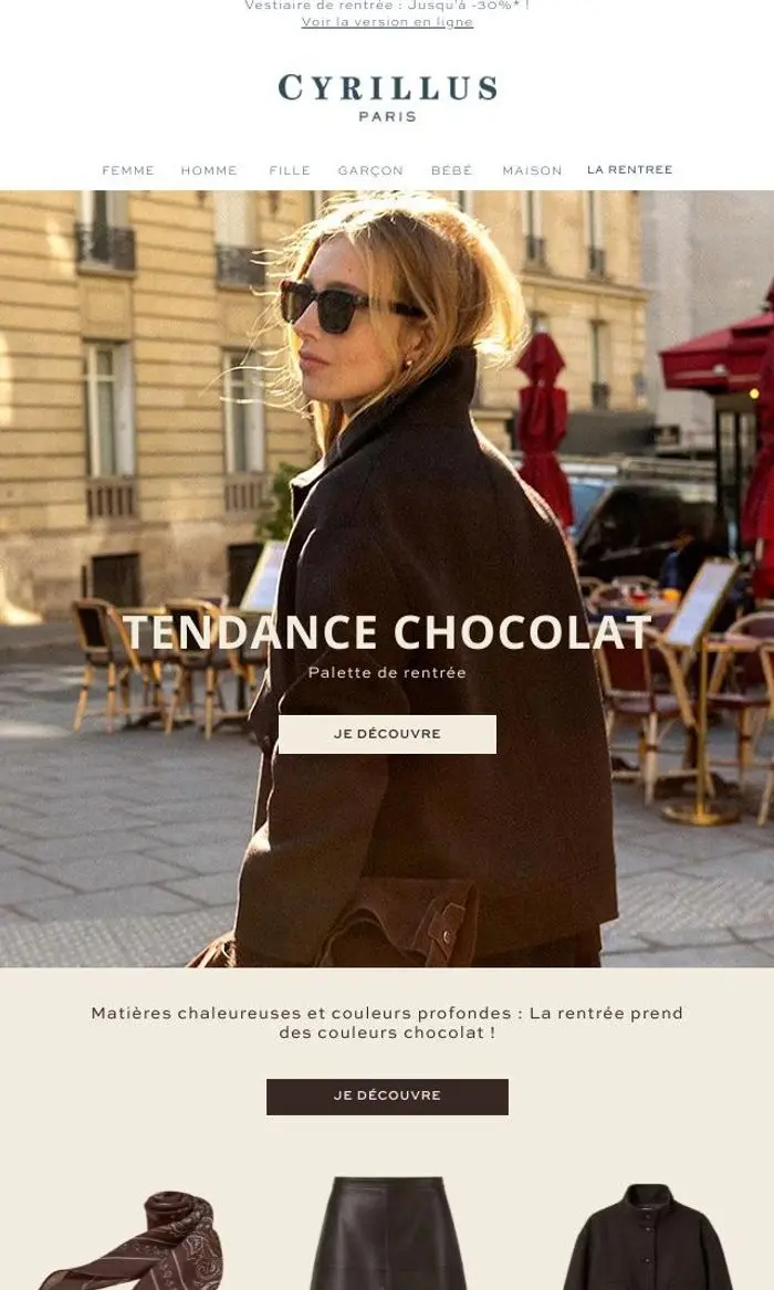 Cyrillus: Chocolat, la couleur de la saison 🤎