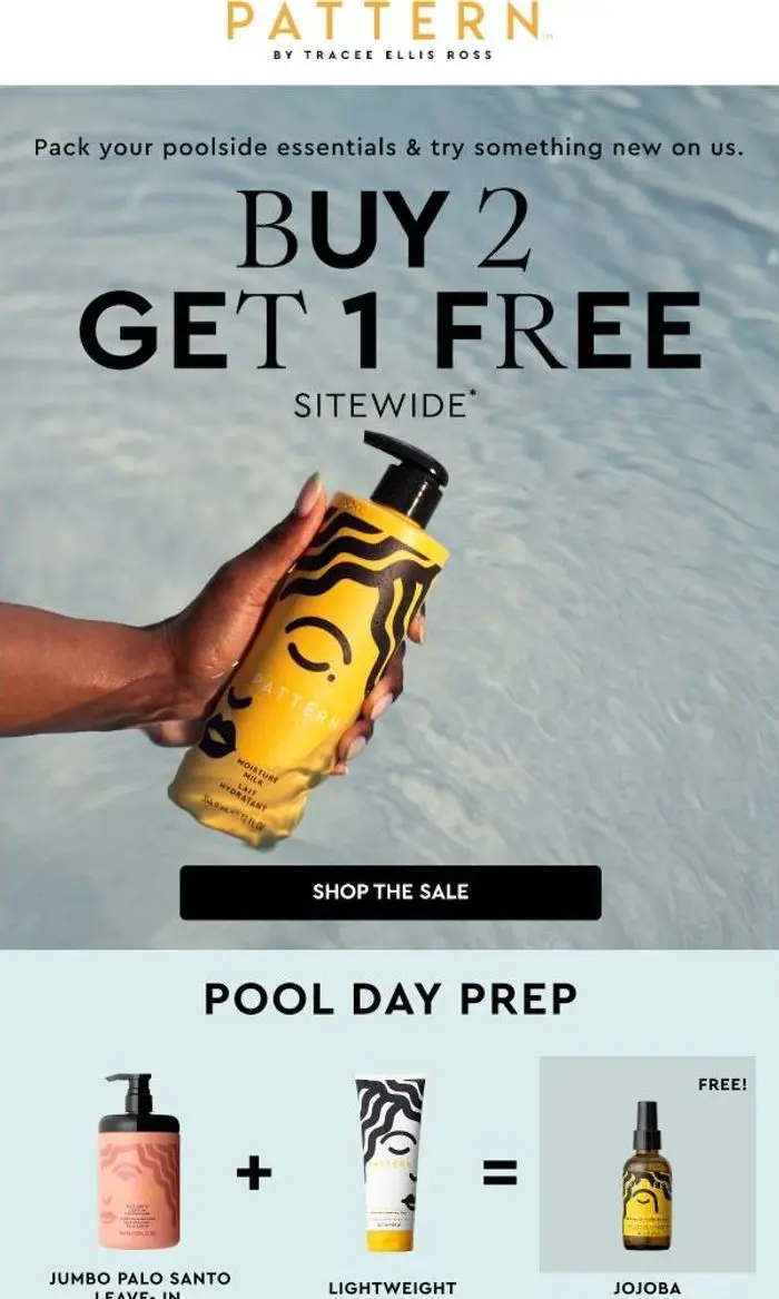 Pattern Beauty: 🎉  Buy 2, Get 1 FREE Sitewide*