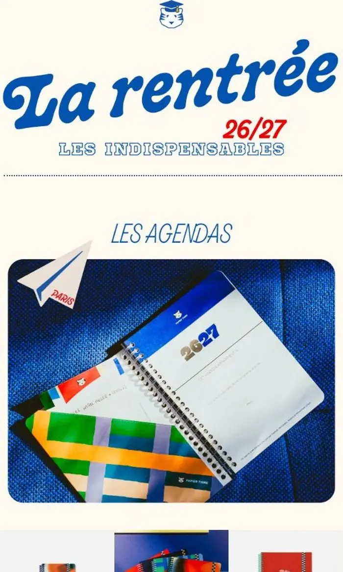 Papier Tigre: Ready pour la rentrée 📝