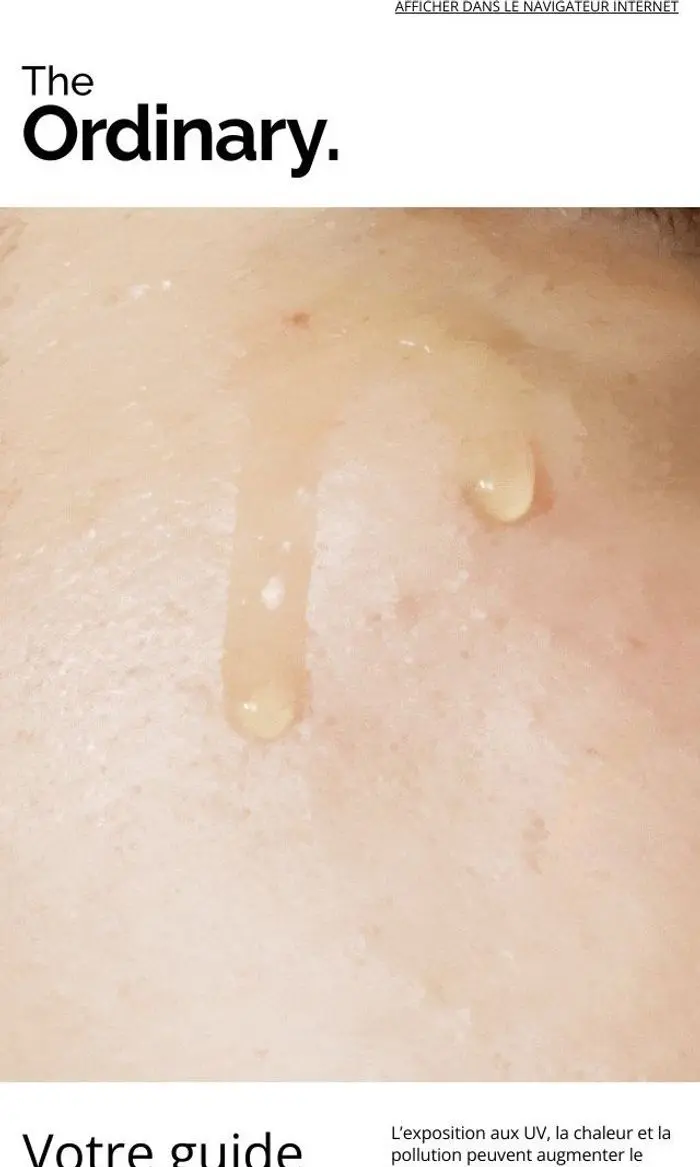 The Ordinary: Trouvez l’antioxydant idéal pour vous.